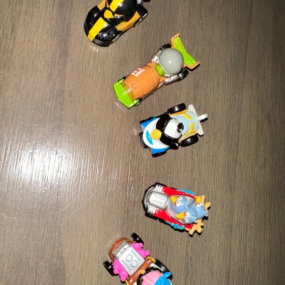 Hasbro Rovio Angry Birds Mini Cars Go! Telepods Kart Racers Lot of 5 UNTESTED QR - Picture 2 of 16